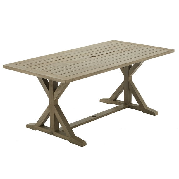 Better Homes And Gardens Camrose Farmhouse Outdoor Dining Table Gardens Camrose Farmhouse