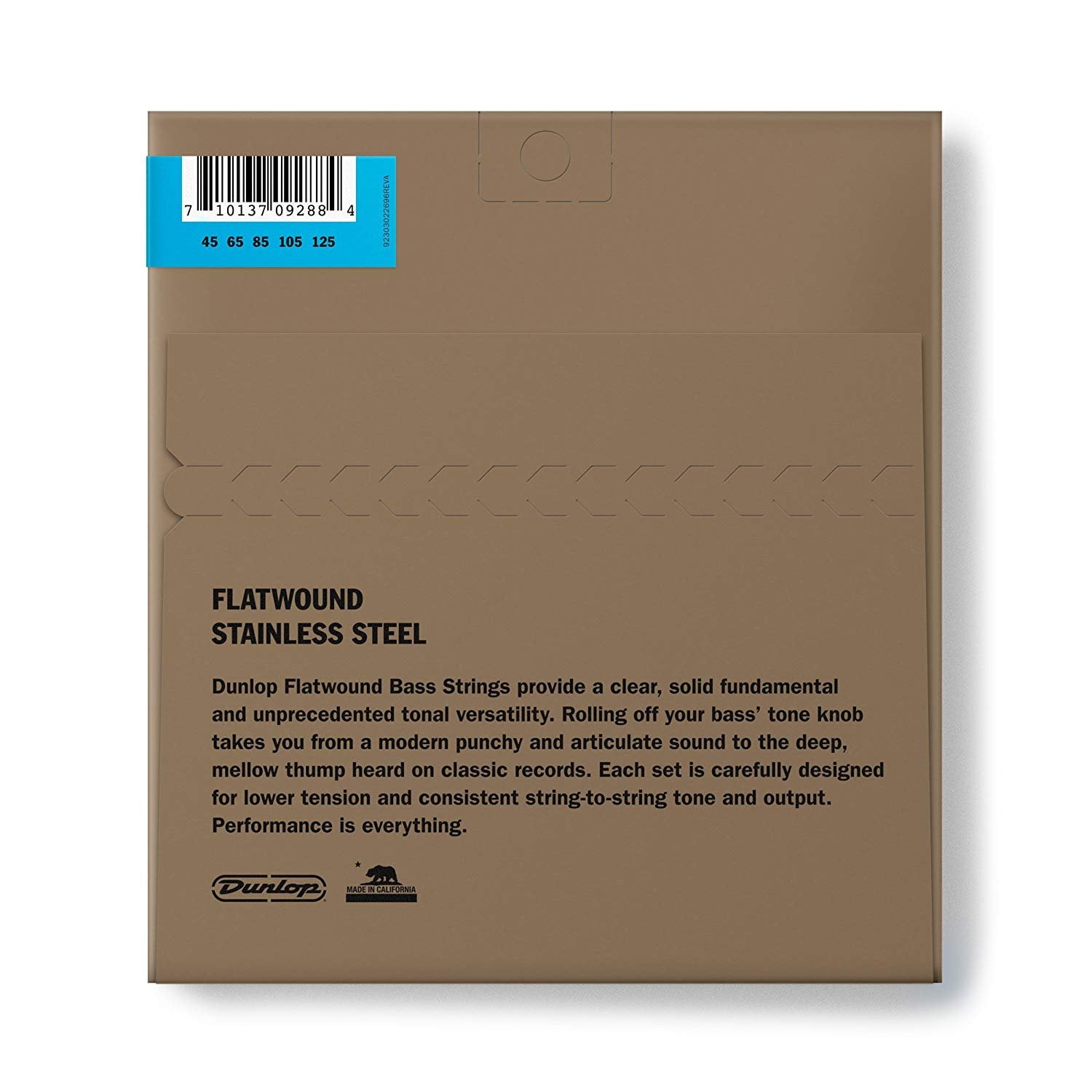 Dunlop Flatwound Bass Strings MD - 5 Set