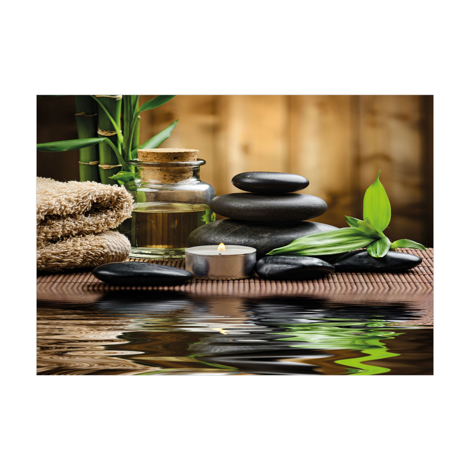 Spa Puzzled Ambesonne Spa Jigsaw Puzzle, Massage Stones, Heirloom-Quality Fun ...