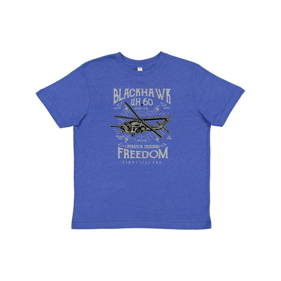 Inktastic Black Hawk Military Youth T-Shirt