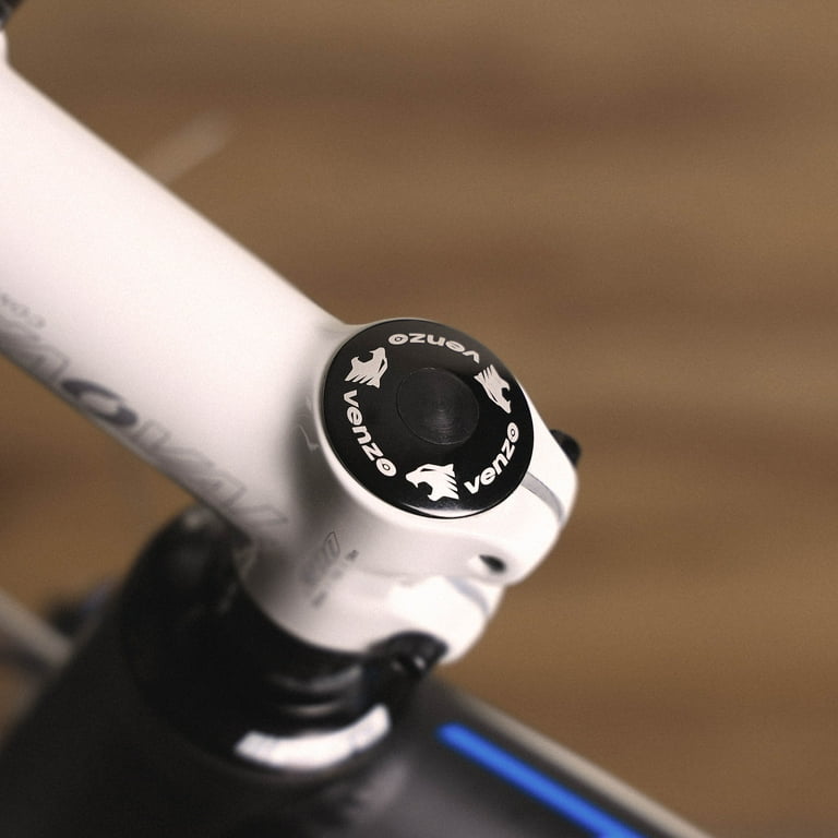 2x VENZO Bike Bicycle Fork Tube Lightweight Star Nut 1 1 8 with Headset Cap Kit