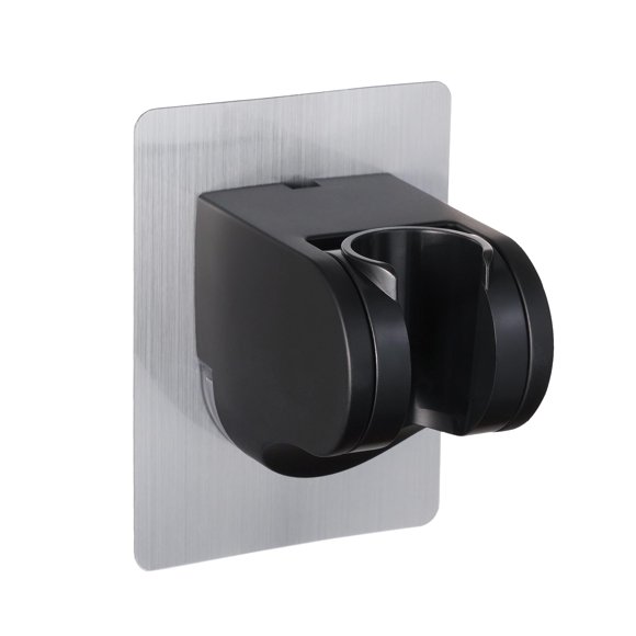 Soporte ajustable adhesivo negro para cabezal de ducha GwernKB