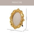 thumbnail image 4 of European Style Photo Frame Glass Frames for Pictures Vintage Decor Table Small Mini Office, 4 of 6