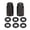 Black, variant on NFTIGB Bicycle Air Nozzle Cap Titanium Alloy Bike Tire American Valve Dustproof Mechanical Property Replacement Accessory, Black, 9 inches / 22.86 cm