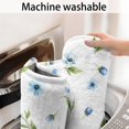 thumbnail image 5 of Pioneer Flower Floral Print Pattern Bathroom Rugs Mat, Non Slip Microfiber Bathroom Rug with Rubber Backing, Soft Mats for Bathroom Floor Tub Shower, 17"x30", 5 of 5