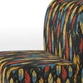 thumbnail image 4 of Designart « Tapisserie à Plumes Tribales » Fauteuil d'Appoint Rembourré à Plumes Rouges - Fauteuil Moderne pour Chambre, 4 of 7