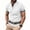 White, variant on CaComMARK PI Mens Shirts Casual Stylish Button Down Short Sleeve Shirt Summer Vacation Shirts Loose Athletic Pullover Tee Black 8(L)