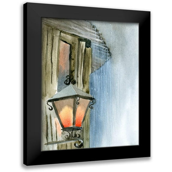 Shefranov, Olga 15x18 Black Modern Framed Museum Art Print Titled - Lamppost II