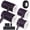 Purple-1/2 Inch, 1/4 Inch, 3/8 Inch, 3/4 Inch, variant on 132 Ft Expandable Braided Cable Sleeve Wire Loom Pet Wiring Sleeving Automotive Split Sheathing Wrap Management Heat Shrink For Audio And Other Home Device (1/2 In 1/4 3/8 3/4 Black)
