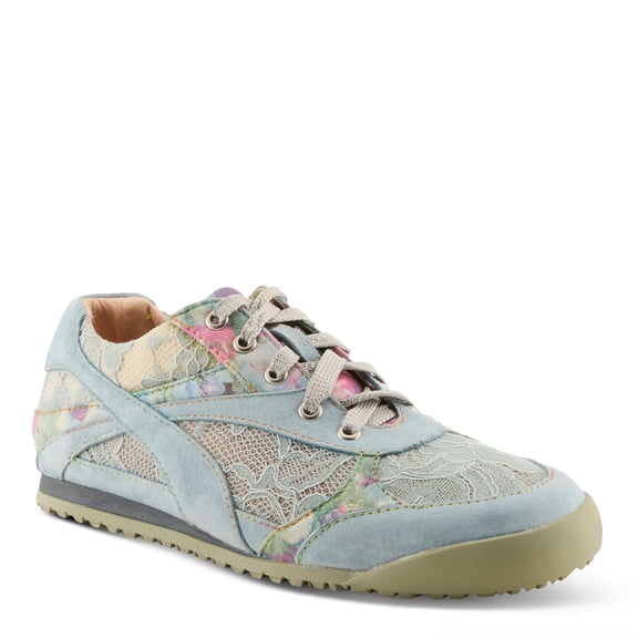 L`Artiste Wavehello Women’s Fashion Sneaker with Cushioned Leather Comfort