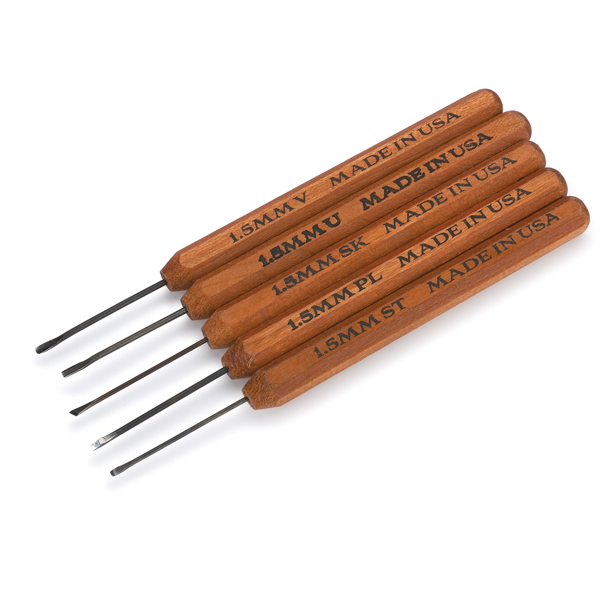 Dockyard 1.5mm Carving Tool Set, 5 pc