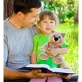 thumbnail image 5 of DolliBu Sitting Wolf Stuffed Animal with Silver Cross Plush - Religious Baby Baptism Gifts for Boys and Girls, Cute Dedication Christening Baby Gifts Plush Prayer Toy Healing Teddy Bear - 9 Inches, 5 of 6