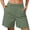 Army Green, variant on Plus Size Bermuda Shorts for Women Summer Dressy Casual High Waisted Wide Leg Shorts with Pockets Solid Color Business Work Shorts