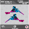 thumbnail image 3 of Kalair GFX Graphics Kit for Yamaha ATV BLASTER YFS 200 (1988-2002) Revolt Series, 3 of 5