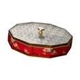 thumbnail image 4 of Caja de servicio dividida, contenedor para refrigerios, fiesta, festival de primavera, boda, almacenamiento de alimentos Rojo, 4 of 9