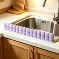 thumbnail image 3 of Silicone Sink Splash Guard Water Barrier with Suction Cups, Keeps Kitchen Counter Dry While Washing Dishes, 3 of 7
