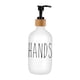 thumbnail image 4 of Botellas con bomba para loción, contenedor de líquido, dispensador de ducha, champú y loción rellenables. manos blancas, 4 of 9
