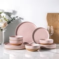 thumbnail image 1 of Juego de vajilla AmorArc Ceramic para 4 personas, 12 piezas, color rosa, 1 of 8