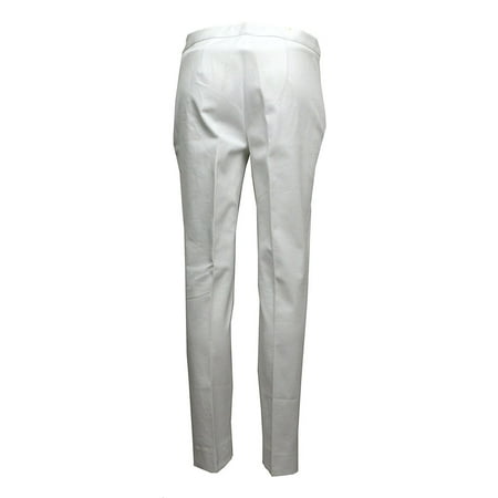 Brooks Brothers - New Brooks Brothers Womens White Ankle Cropped Cotton Dress Pants Sz 10 5477-3