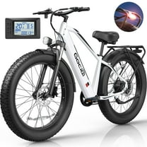 Gocio Electric Bike for Adults, 26"x4.0" Fat Tire Mountain Ebike, 1000W Peak Motor, 48V 15Ah Battery, 28 Mph, 7-Speed Off-Road , UL2849