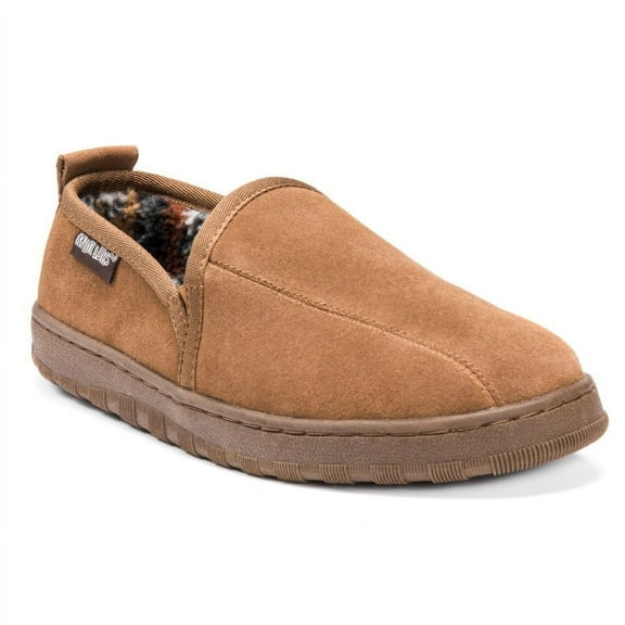 MUK LUKS Men's Eric Printed Berber Suede Slip on