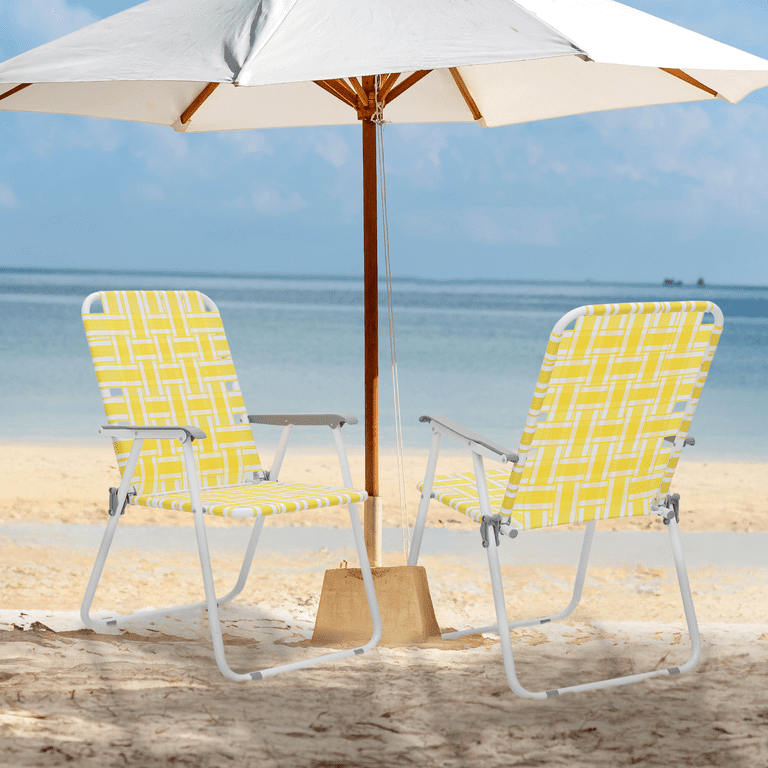 Woven beach chairs sale