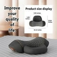 thumbnail image 6 of Neck Pillow, 2025 New Neck and Shoulder Pillow, Memory Foam Pillows, for Sleep Aid (Dark Grey), 6 of 6