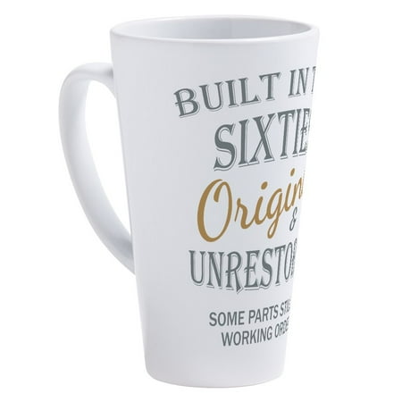 

CafePress - BUILT IN THE SIXTIES 17 Oz Latte Mug - 17 Oz White Ceramic Latte Mug