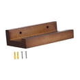 thumbnail image 3 of Siruishop Wall Rack Wooden Room Decor Rack Vinyl Record Wall Mount Vinyl Album Display, 3 of 6
