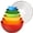 Pastel Rainbow, variant on Plastic Mixing Bowls with Lids Set for Kitchen, 6 Set Nesting Bowls for Mixing, Baking, Prepping, Cooking and Serving Food, Mixing Bowls Dishwasher, Microwave Safe