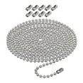 thumbnail image 4 of Yunhgft Ball Bead Chain 3 Meters Length Metal Window Chain Replacement for Shades Broken, 4 of 9