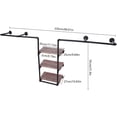 thumbnail image 2 of Miumaeov Wall Mount Clothing Rack with 3 Tiers Wood Shelf,Industrial Pipe Garment Hanging Rack Free Standing,Heavy Duty Garment Rack Bar for Retail Display,Laundry Room,Multi Purpose Hanging Rod Stora, 2 of 9