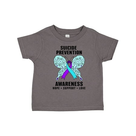 

Inktastic Suicide Prevention Awareness Hope Support and Love Gift Toddler Boy or Toddler Girl T-Shirt
