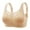 Khaki, variant on Tbopshirt Wireless Bras for Women Plus Size,Stretch Push-Up Womens Bras,Women's Bra Large and Thin Without Steel Ring With Side Folding and Fading Full Cup Bra