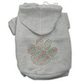 thumbnail image 5 of Christmas Pet, Dog  Cat Hoodie Rhinestone, "Holiday Paw", 5 of 6