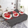 thumbnail image 3 of Flannel Throw Blanket Christmas Valentine''s Day Cute Three Gnomes Love Cozy&Soft Plush Blankets for Bed Couch Living Room Sofa Chair, 3 of 6