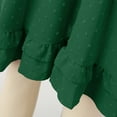 thumbnail image 5 of New Fashion Basic Soft Women Short Sleeve Floral A Line Stretch Midi Dress With Elasticity Sexy Trendy Casual Skirt, 5 of 6