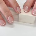 thumbnail image 6 of RAGUPEL Petite Press on Nails Extra Short French Tip Fake Nails Nude Stick on Nails Cute French Tip Glue Nails Gloss False Nails Reusable Artificial Nails for Women Manicure Art, 6 of 8