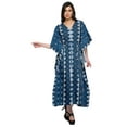 thumbnail image 3 of Moomaya Beach Kaftan Bikini Cover Up WoMen's Long Maxi Caftan Dresses For Women, 3 of 6