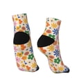 thumbnail image 4 of Bingfone Groovy Daisy Flowers Design Patterned Men'S Women'S Casual Cotton Socks, 4 of 9
