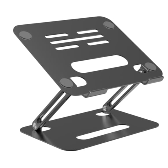 Soporte para laptop ergonómico - Obsidian Flex Pro-ultra. Portátil, plegable, fabricado en aluminio.