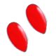 thumbnail image 4 of 2 piezas de colmillos de vampiro dientes gril l parrilla de hip hop hollowen accesorio de oro blanco Sunnimix Parrillas chapadas en oro de 18 quilates, 4 of 6