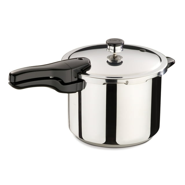 Presto 01362 Autocuiseur en Acier Inoxydable de 6 Pintes, Base Tri-Plaquée, Argent