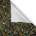 thumbnail image 4 of Ambesonne Vegetables Valance & Curtain 3 Pcs Set, Eat Your Veggies Theme, 55"x36", Orange Fern Green Black, 4 of 7