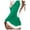 Green, variant on hotojiny Women's Cute Romper Christmas Fleece Onesie Pajamas Button One-Piece Pjs Jumpsuit Fuzzy Trim Sleepwear Playsuit Housecoat