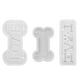 thumbnail image 1 of 1 Set Dog Bone Tag Molde Molde de silicona Fondant Molde Resina Llavero Molde DIY Molde de fundición de hueso, 1 of 6
