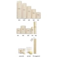 thumbnail image 2 of Tag 10052 2-Inch by 2-Inch White Unscented Pillar Candle, Set of 4, 2 of 5