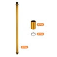 thumbnail image 3 of Uxcell Lighting Downrod 10 Inch Long M10 Threaded Extension Rod Lighting Fixtures Gold Bronze 4 Set, 3 of 5