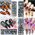 thumbnail image 6 of Printing Plate Set Stamp Kit Halloween Christmas Stencils Reusable Stamper Tool for DIY Manicure Designs, 6 of 8
