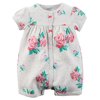 Carters Baby Clothing Outfit Girls Snap-Up Floral Romper